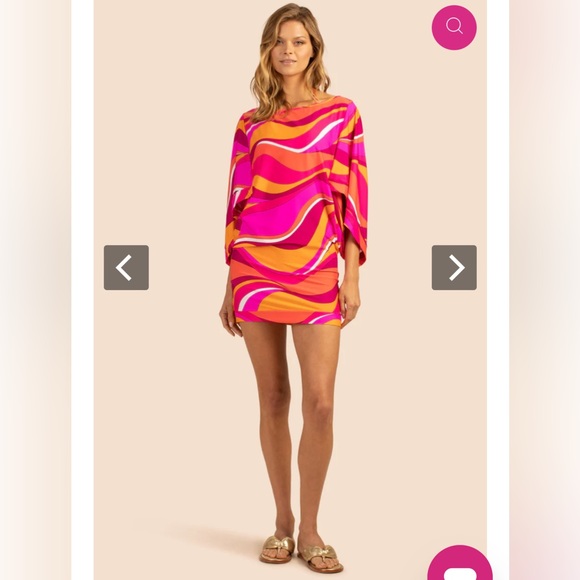 Trina Turk VIVID VISTA SWIM TUNIC - Picture 2 of 12